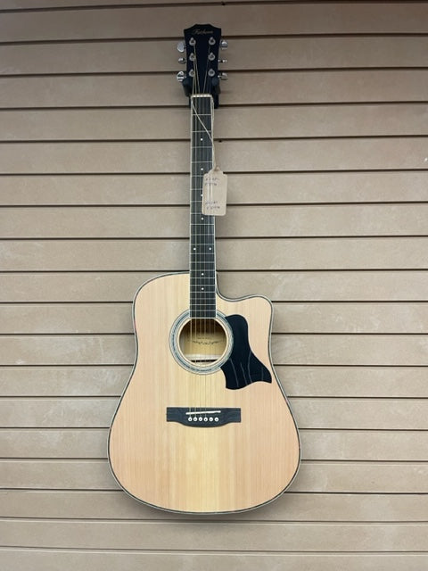 Full size dreadnaught with cutaway